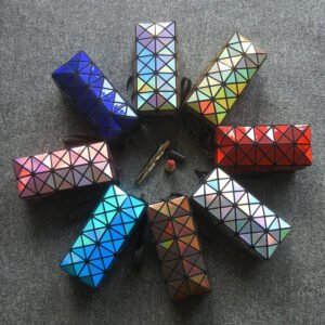 Laser Geometry Cosmetic Bag